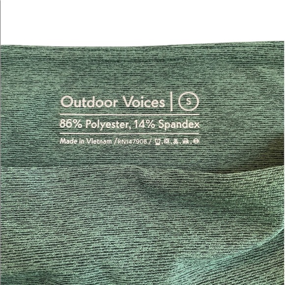 Outdoor Voices Army Green Leggings - Picture 12 of 13